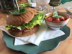 Panini Vegano. Delish! at Casa e Bottega Positano in Positano