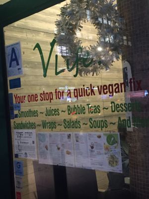 Outside at VLife in New York City