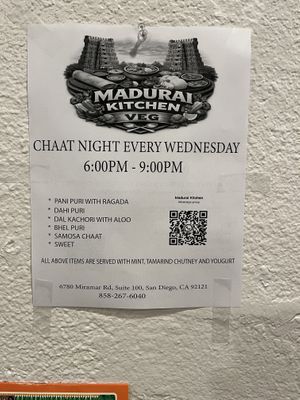   at Madurai Kitchen in San Diego