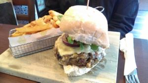 Veggie burger! at The Fig Tree in Kilkenny