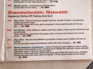 Vegan and gluten free options 😀 at Minilik in Fludir