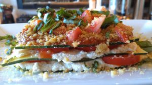 Raw Vegan Lasagna at Grassroots Alchemy at Grassroots Alchemy in West Hollywood