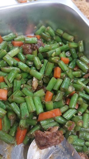 Deliciously fresh vegetable dishes from French beans to cauliflower to Filipino togue lumpia.
Selections changed daily. at Blends888 in Manila