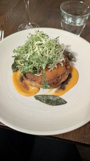 Pumpkin tart at Brasserie Blanc - Chancery Lane in London