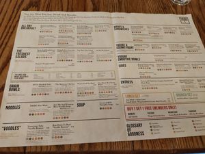 Lots of vegan options, all clearly labelled. Most meals can be made vegan. at Tribe Organic - China View Plaza in Beijing