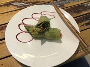 Mexican spicy rolls at Green Mix - Dagu Rd in Shanghai