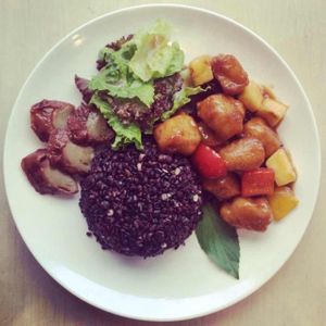 lunch set at Green Mix - Dagu Rd in Shanghai