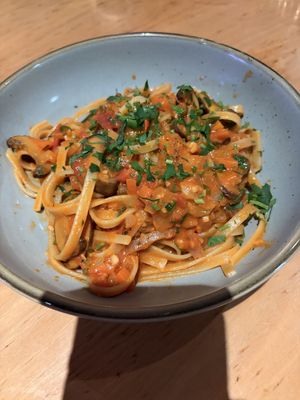Pappardelle alla ragu (omitted cheese)  at Vidrio in Raleigh