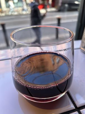 Red wine  at PI Pizzas in Dublin