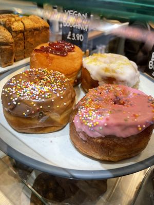These looked better than they tasted, unfortunately. But I imagine they were great when fresh, and they were vegan! at Kin Cafe Vegetarian in London