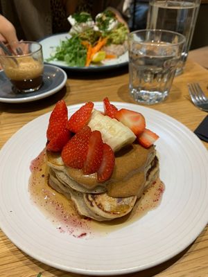 The pancakes! at Kin Cafe Vegetarian in London