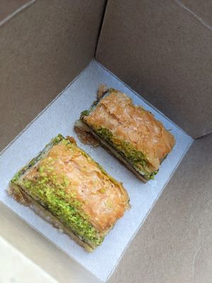 Vegan Baklava #Veganuary at Kin Cafe Vegetarian in London