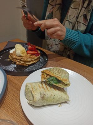 Burrito at Kin Cafe Vegetarian in London