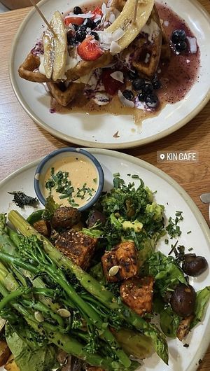   at Kin Cafe Vegetarian in London