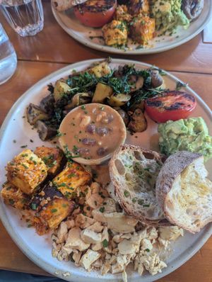 Kin cafe at Kin Cafe Vegetarian in London