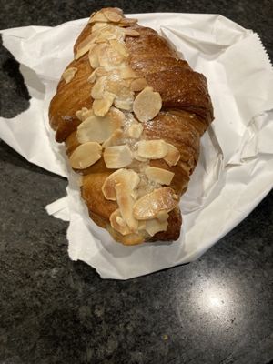 Almond croissant   at Oliphant's Ice Cream & Bakery in London