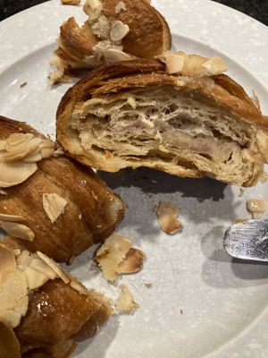 Almond croissant   at Oliphant's Ice Cream & Bakery in London
