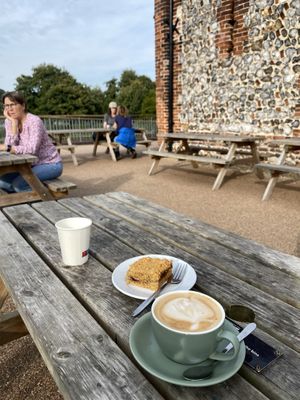 Flapjackk  at Flint Barn Cafe in Norwich