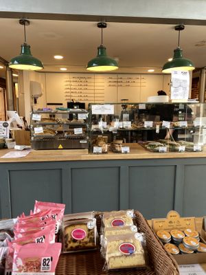 Vegan sausage roll  at Flint Barn Cafe in Norwich