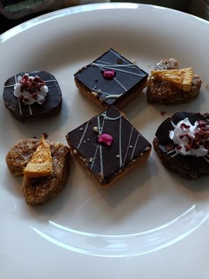 Desserts at Whiskers & Cream Cat Cafe London in London