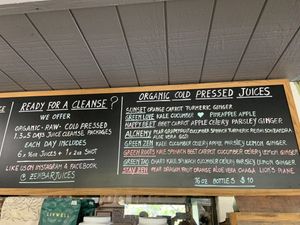 Organic cold pressed juices - love the Stay Zen! 🩷  at Zen Bar in Davie