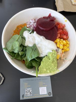 Salad bowl (make your own selections)  at Vibing Veggies  in Newtown