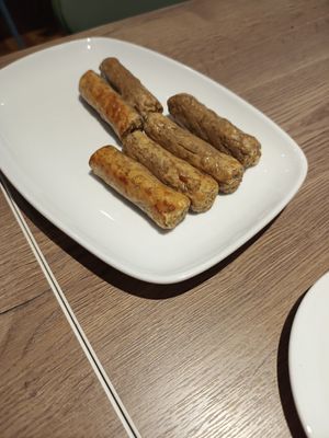 Cumberland sausages at Travelodge London Bethnal Green in London