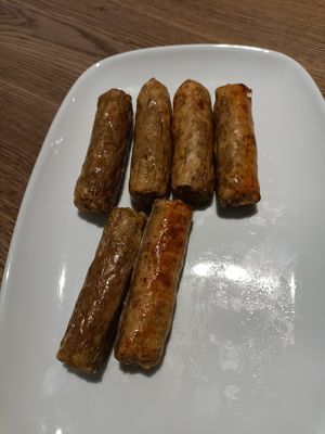 Vegan sausage at Travelodge London Bethnal Green in London