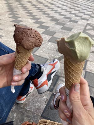   at La Gelateria in Taormina