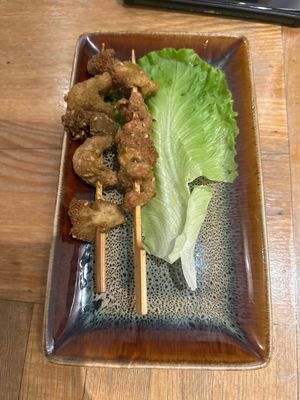 Mongkey head mala satay  at Guxiangwu in Yiwu