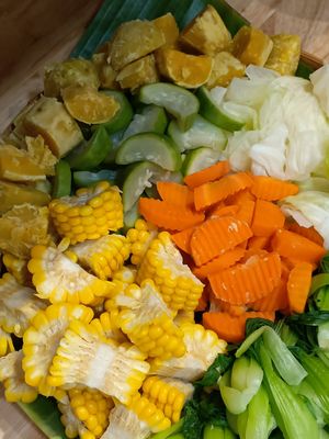 salads at Phước Lê Chay Vegetarian Buffet in Ho Chi Minh City