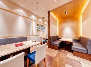 Restaurant interior at Kasane - 手づくり豆冨と和膳 かさね in Osaka