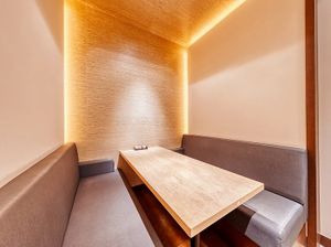 Restaurant interior at Kasane - 手づくり豆冨と和膳 かさね in Osaka