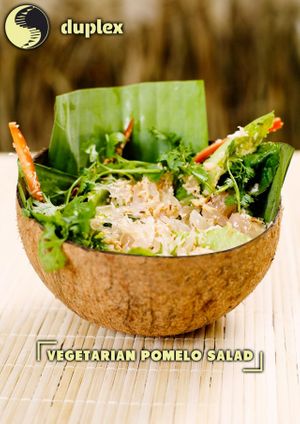 Vegetarian Pomelo Salad at Duplex in Phnom Penh