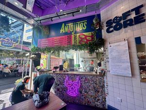 Antojitos food stall  at Antojitos Mexican Street Food in Edinburgh