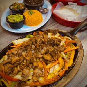 Beyond fajitas   at Guanatos Grub in Houston