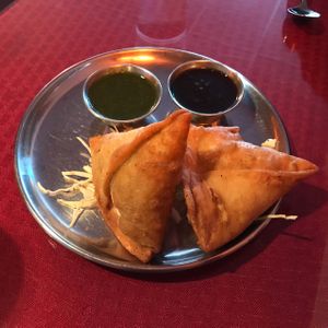 vegetable samosas at Namaste Shangri-la in Anchorage