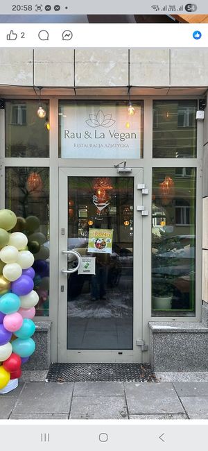 Outside at Rau&La in Warsaw