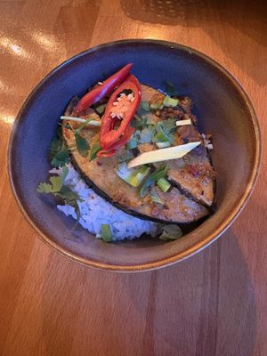 Fish in clay  at Rau&La in Warsaw