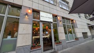 Outside at Rau&La in Warsaw