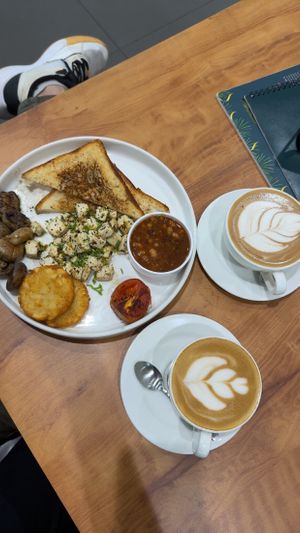 Breakfastt  at The Caffeine Baar Cafe - Church Street in Bengaluru