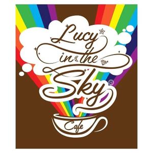 signage at Lucy in the Sky Cafe in Metro Manila