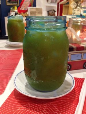 Mango tarragon drink at Lucy in the Sky Cafe in Metro Manila