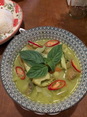 Green curry at Sassy Sea Thai food Restaurant in Krabi