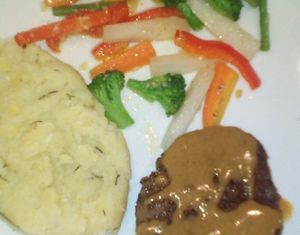 Zula meal - this is meant to be a main at Zula - Sanur in Sanur