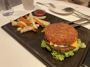 The burger was my favourite!  at Sufood 舒果 in Central Singapore