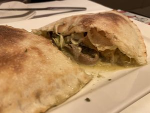 Broccoli and mushroom fold!  at Sufood 舒果 in Central Singapore