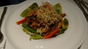 Mushroom spaghetti  at Sufood 舒果 in Central Singapore