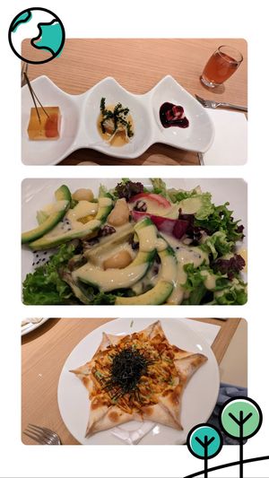 6 course meal $39 (all-inclusive) 😋 Hawaiian salad & Star pizza at Sufood 舒果 in Central Singapore