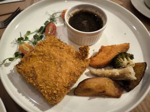 Lion's Mane Mushroom with Baked Potato at Sufood 舒果 in Central Singapore